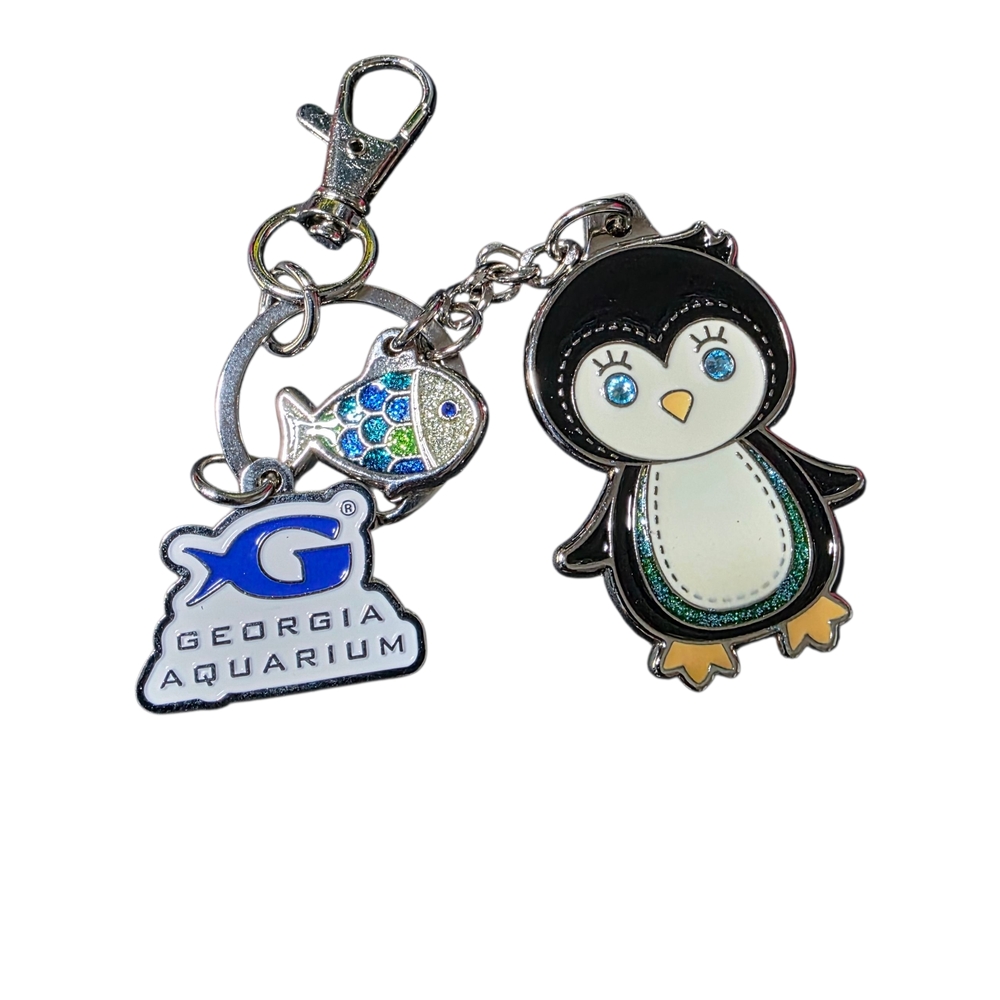Georgia Aquarium Penguin Keychain